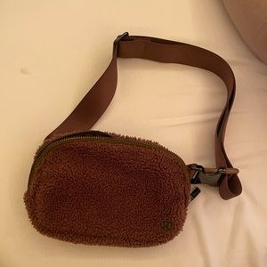 Last years lululemon fleece belt bag in the brown color